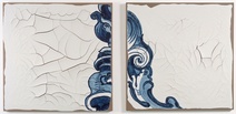 Adriana Varejão: Azulejoes (Hokusai), 2000