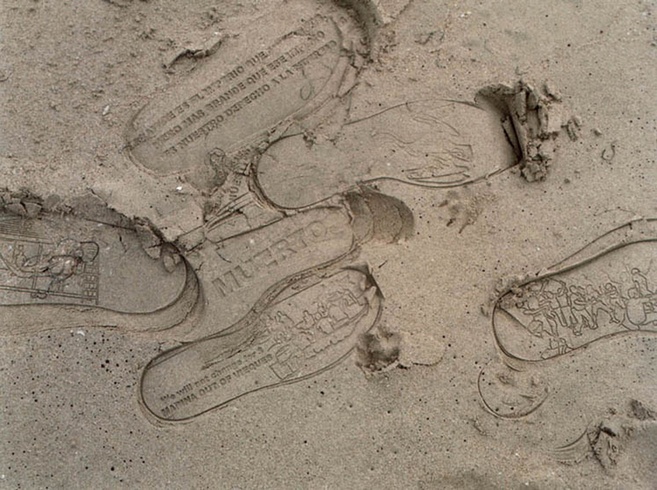 Allora and Calzadilla: Land Mark (Footprints) 3, 2001