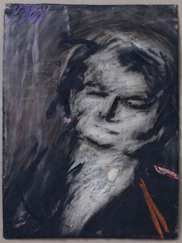 Frank Auerbach: Head of Helen Gillespie, 76.2 x 57.2 cm