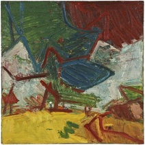 Frank Auerbach: Study of Primrose Hill, 1973-4