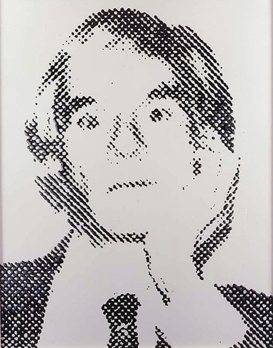 Vik Muniz: Pantheon 1, American Men (Andy Warhol), 2000