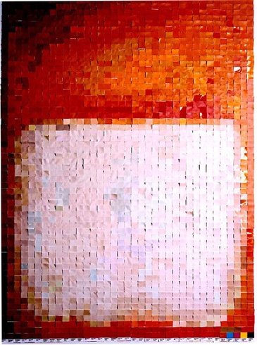 Vik Muniz: Pictures of Colour (After M Rothko), 2001